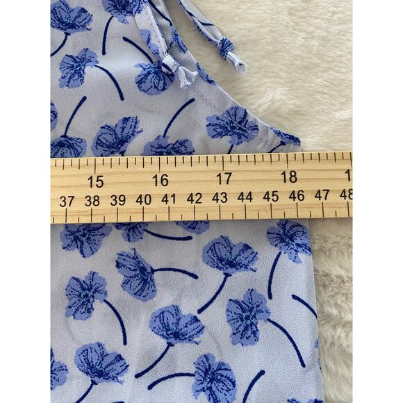 Paper Moon Blue Floral Women’s Top - Picture 6 of 7